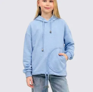 Дитяче худі «Місія Жити», блакитне