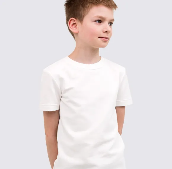 Дитяча футболка, молочна