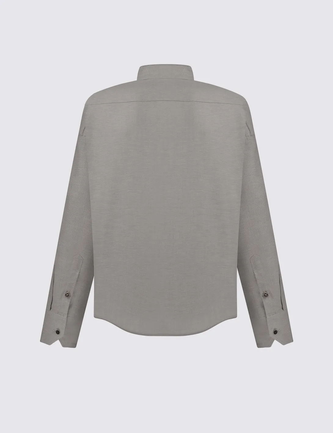 Shirt with «Symbols of Life» embroidery, unisex, khaki - 2