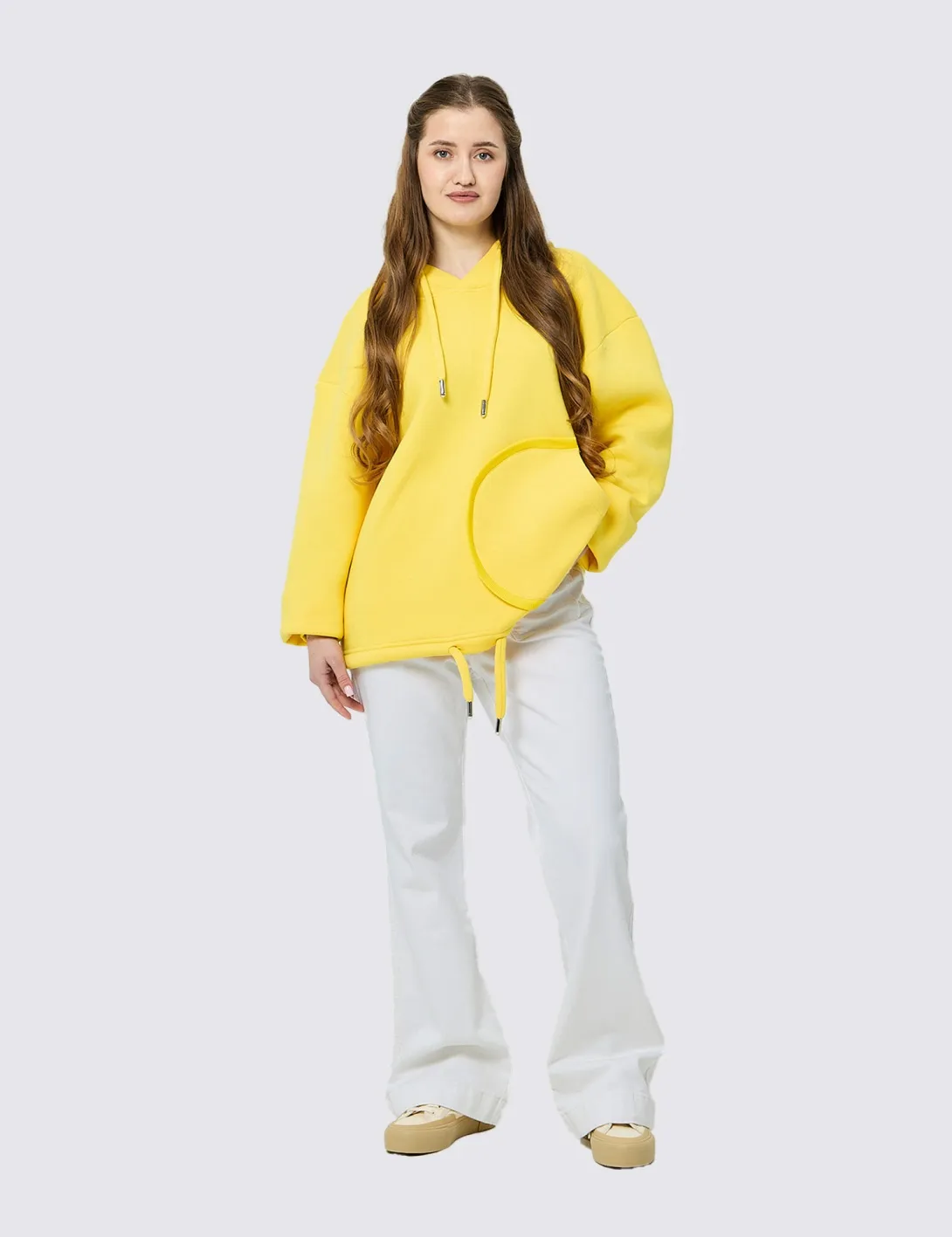 Hoodie «Mission to Live», unisex, yellow - 3
