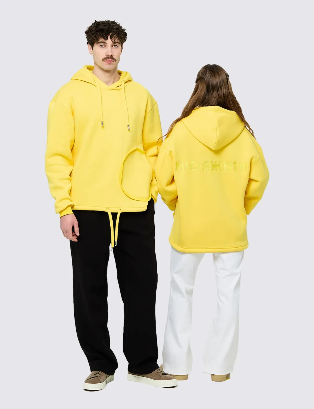 Hoodie «Mission to Live», unisex, yellow - 2
