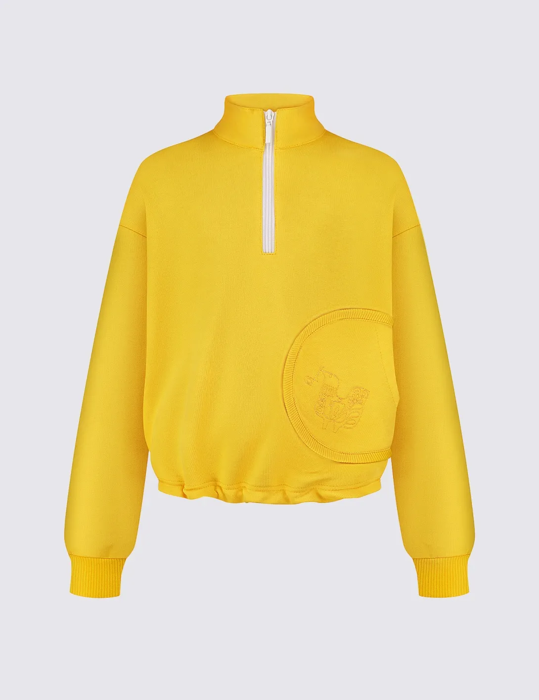 Children's tracksuit with "Bird" embroidery, yellow - 3