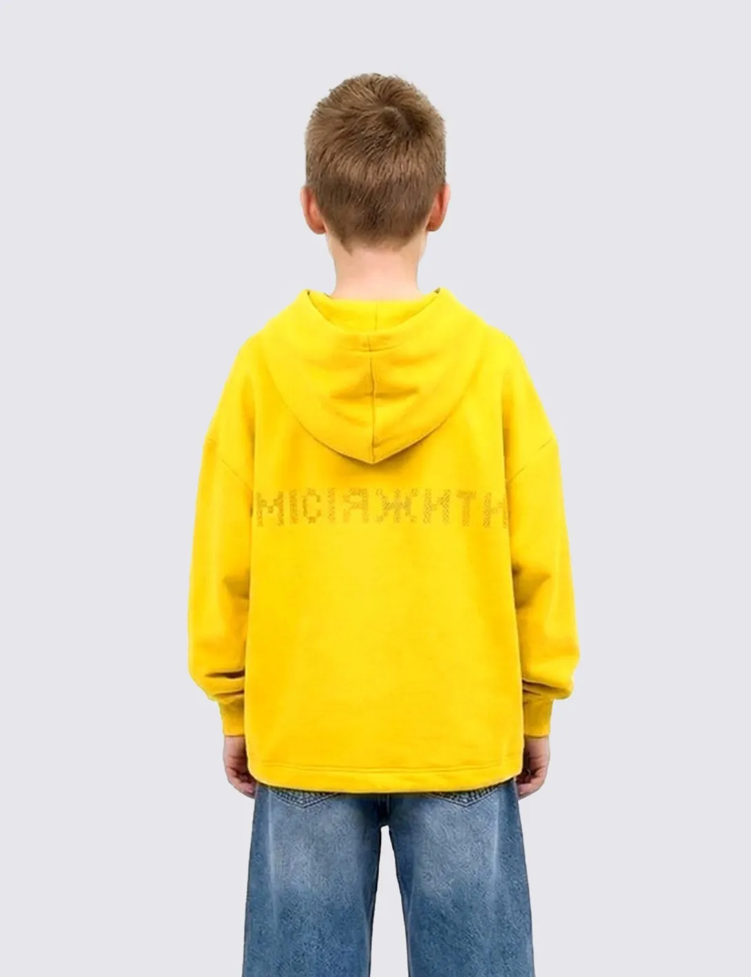 Children's hoodie «Mission to Live», yellow - 3